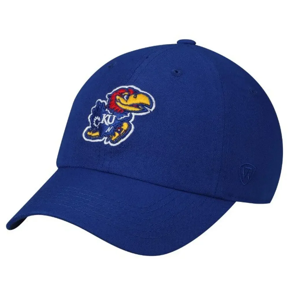 2FOR$30 - 'Top of the World KU Jayhawks Royal Blue Adjustable Baseball Cap - Picture 2 of 4
